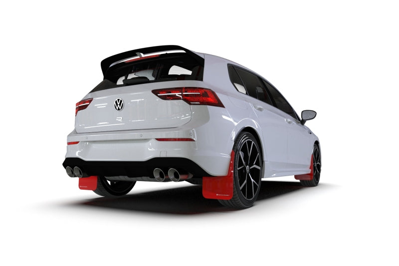 Rally Armor 22-25 VW MK8 Golf GTI/R Black UR Mud Flap w/Red Logo
