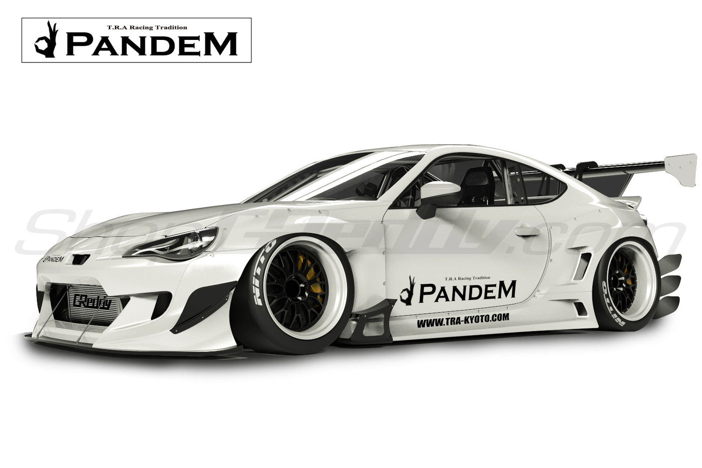 GReddy 2012+ Scion FR-S Pandem Wide Body V3.5 Rear Canards