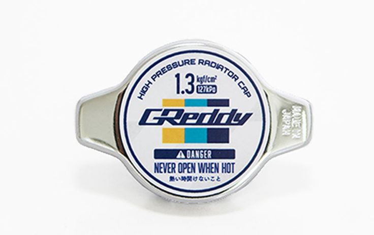 GReddy Type-S 1.3 Radiator Cap Most Nissan / Subaru / Mazda / Mitsubishi / Some Toyota - Brushed