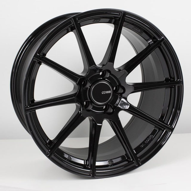 Enkei TS10 Wheel in Gloss Black - 18x9.5, 5x114.3, 35mm Offset