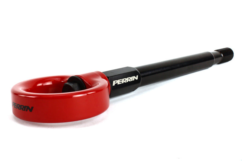 PERRIN 08-14 Subaru WRX/STI Tow Hook Kit (Front) - Red