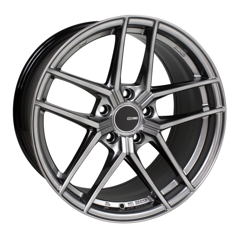 Enkei TY5 Wheel in Hyper Silver - 19x8.5, 5x114.3, 35mm Offset