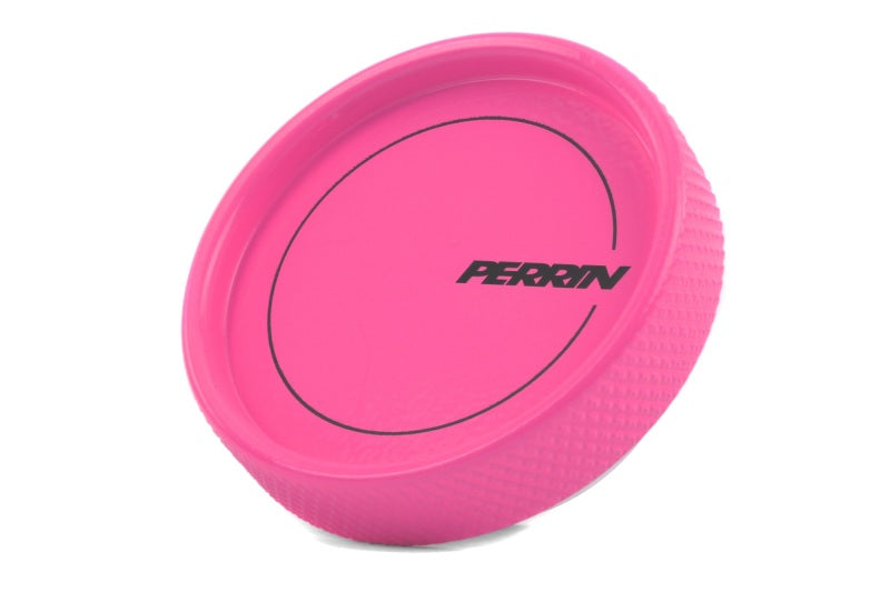 PERRIN 02-21 Subaru WRX / 2022 BRZ & GR86 / 04-21 STI / 00-18 Forester XT Oil Fill Cap - Hyper Pink