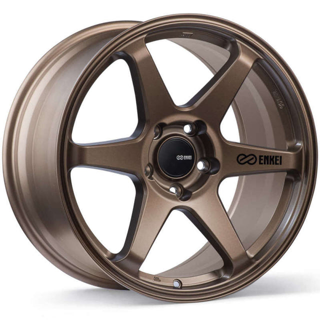 Enkei T6R Wheel in Matte Bronze - 18x8.5, 5x100, 45mm Offset