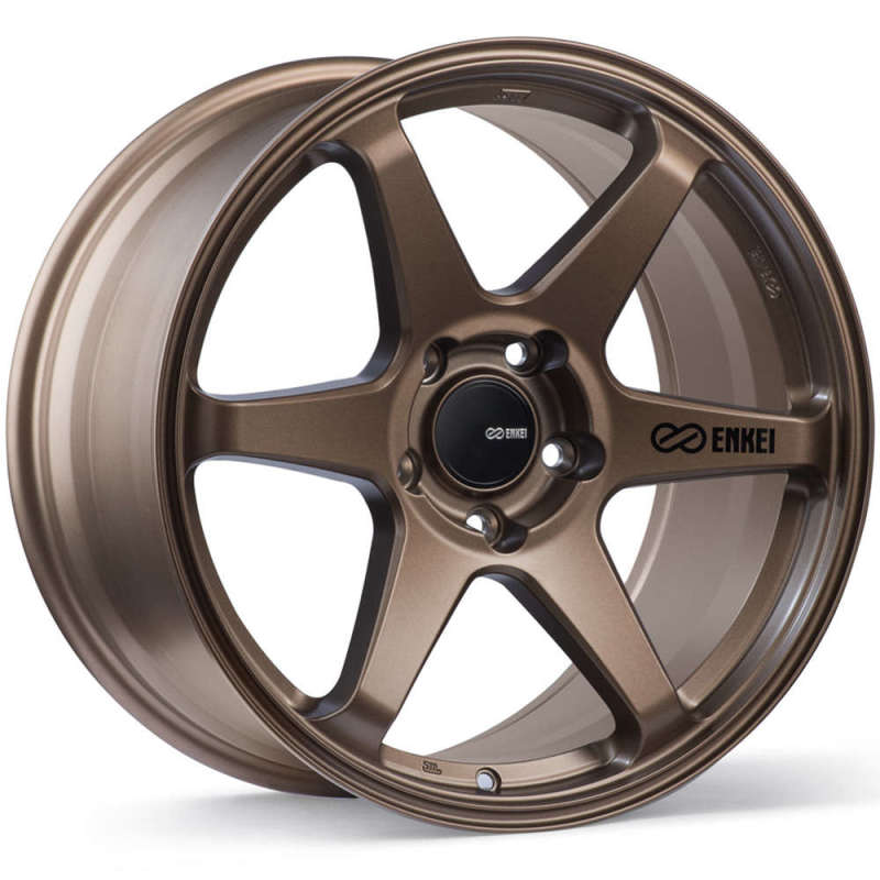 Enkei T6R Wheel in Matte Bronze - 18x8.5, 5x114.3, 38mm Offset