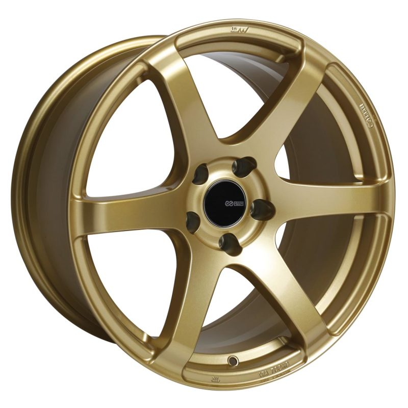 Enkei T6S Wheel in Gold - 17x8, 5x100, 45mm Offset