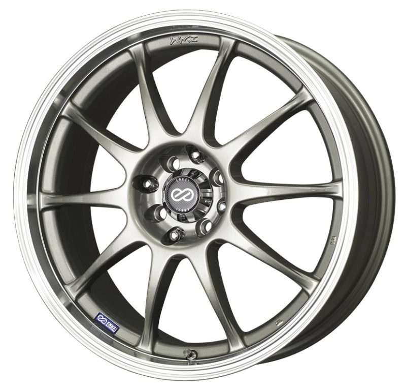 Enkei J10 Wheel in Machined Lip - 15x6.5, 4x100, 38mm Offset