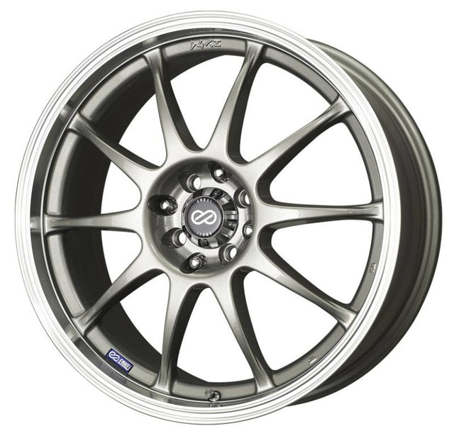Enkei J10 Wheel in Machined Lip - 15x6.5, 4x100, 38mm Offset