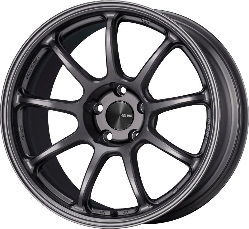 Enkei PF09 Wheel in Dark Silver - 18x9.5, 5x114.3, 40mm Offset
