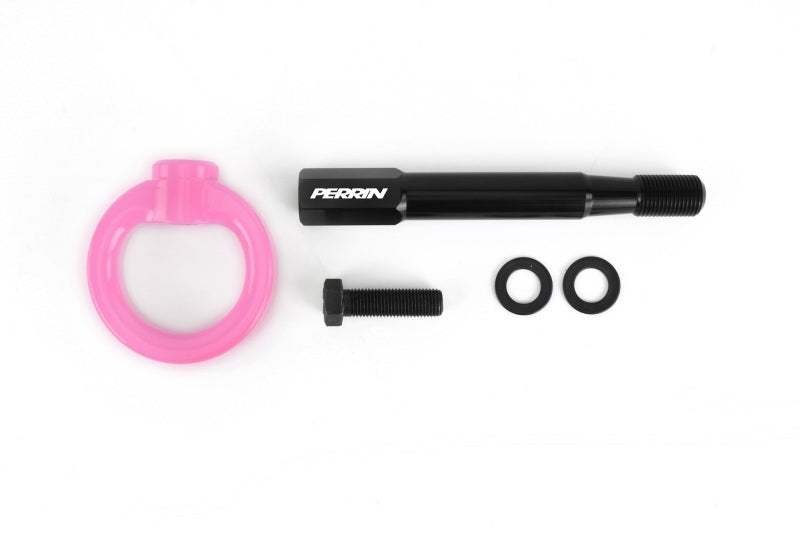 PERRIN 15-19 Subaru WRX/STI Tow Hook Kit (Rear) - Hyper Pink