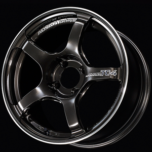 Advan TC4 16x7.5 / +35 Offset / 4x100 / 63mm Bore / Racing Gunmetallic and Ring