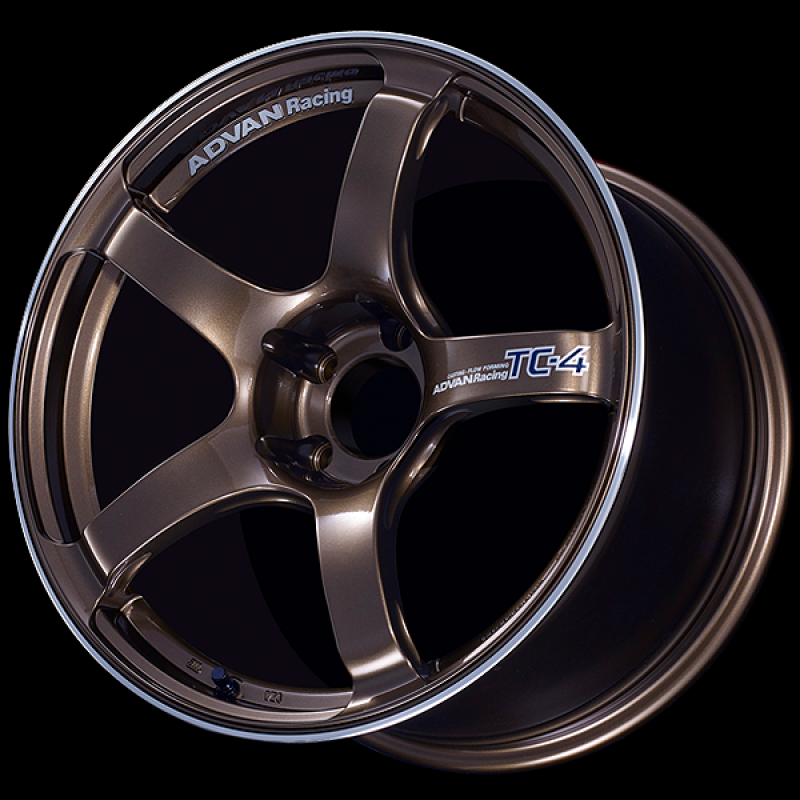 Advan TC4 16x7.5 / +35 Offset / 4x100 / 63mm Bore / Umber Bronze Metallic and Ring