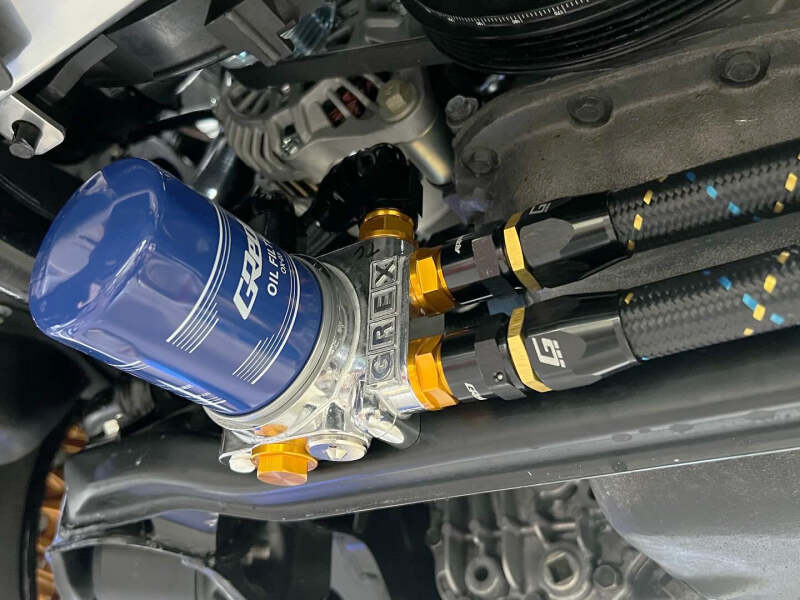 GReddy AN06 90 DEGREE HOSE END SWIVEL BLACK/GOLD ANODIZED