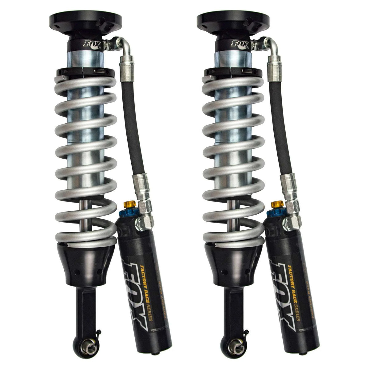 Fox 00-06 Tundra w/UCA 2.5 Factory Series 5.45in. Remote Res. Coilover Shock Set w/DSC Adj. - Black