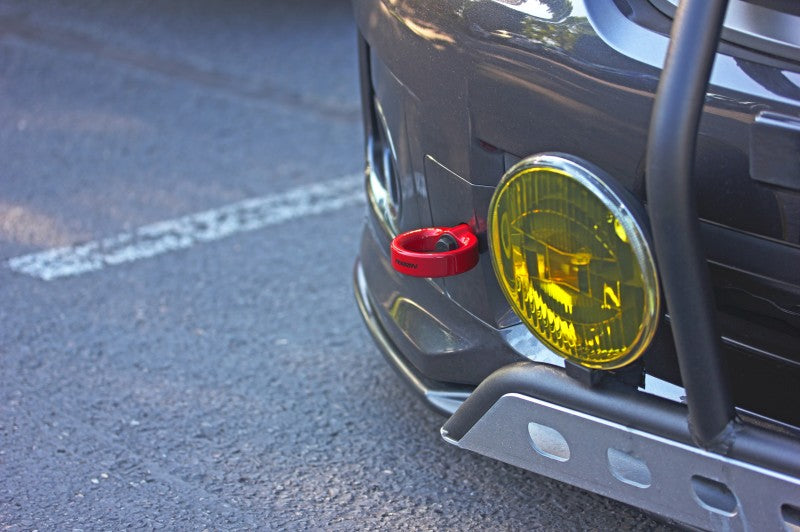 PERRIN 08-14 Subaru WRX/STI Tow Hook Kit (Front) - Red