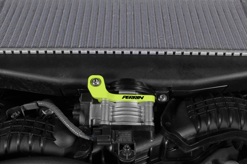 PERRIN 2022+ Subaru WRX/19-23 Ascent/Legacy/Outback Top Mount Intercooler Bracket - Neon Yellow
