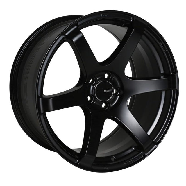 Enkei T6S Wheel in Matte Black - 18x8.5, 5x100, 45mm Offset