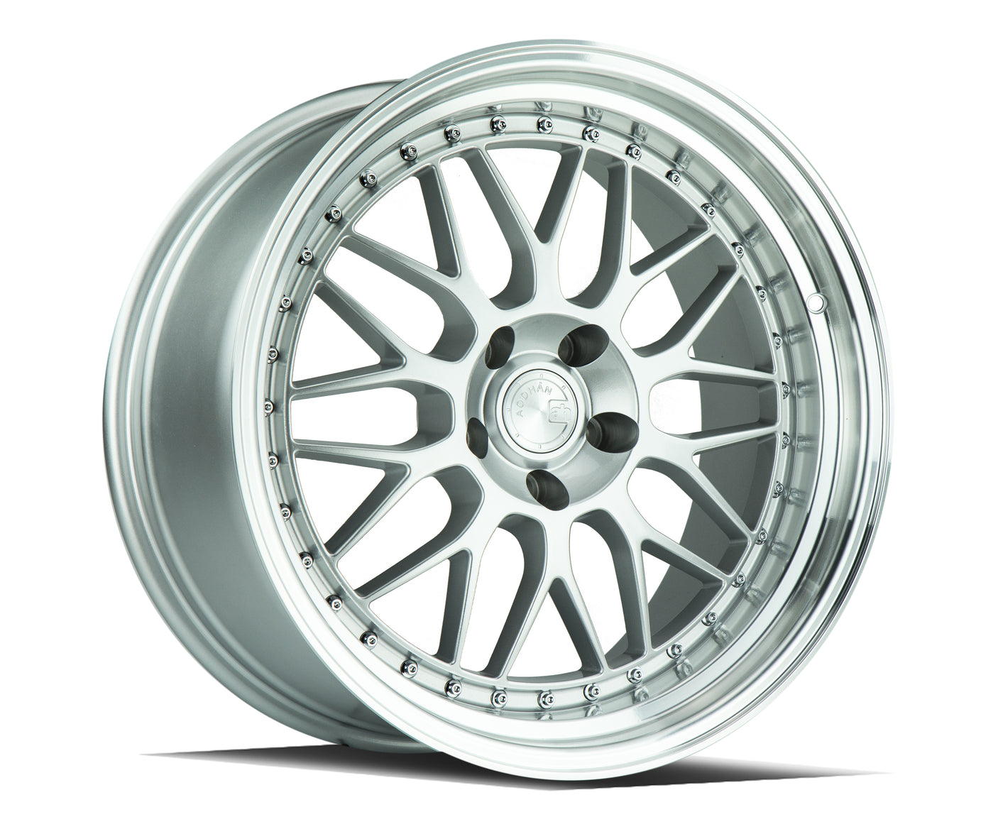 Aodhan AH02 19X9.5 5X120 +35 Offset Wheel - Silver w/ Machined Lip - Aodhan Aftermarket Wheel