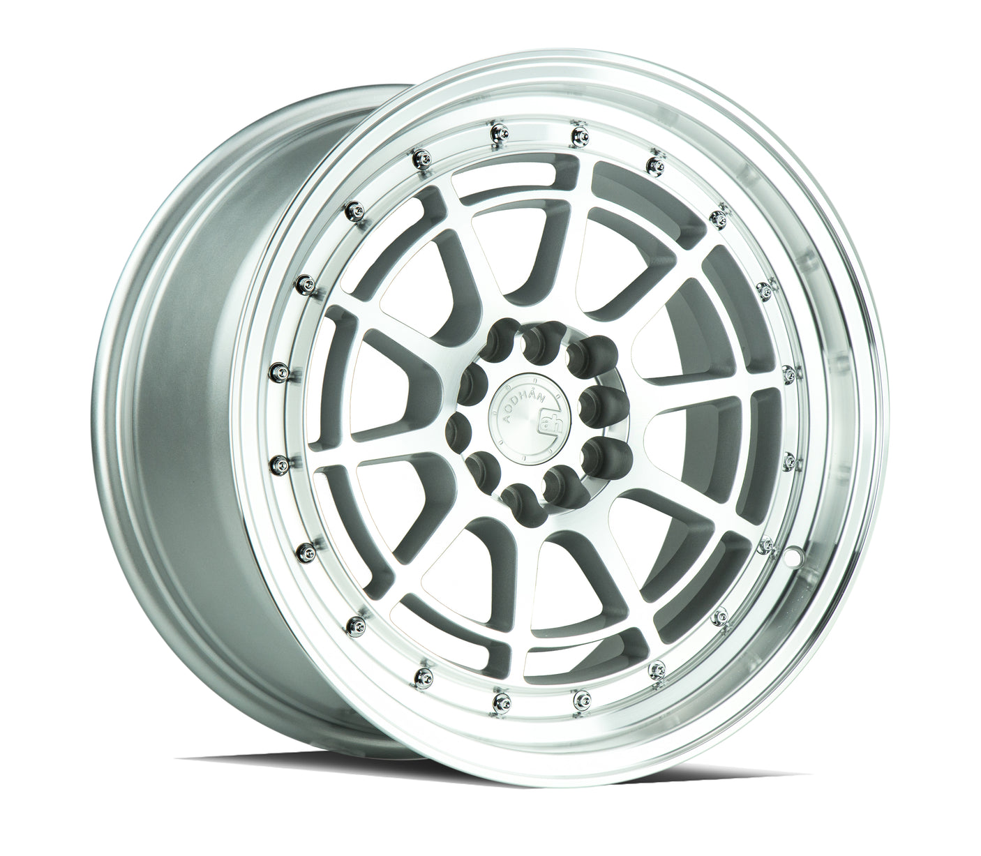 Aodhan AH04 17X9 5X100/114.3 +25 Offset Wheel - Silver w/Machined Face - Aodhan Aftermarket Wheel