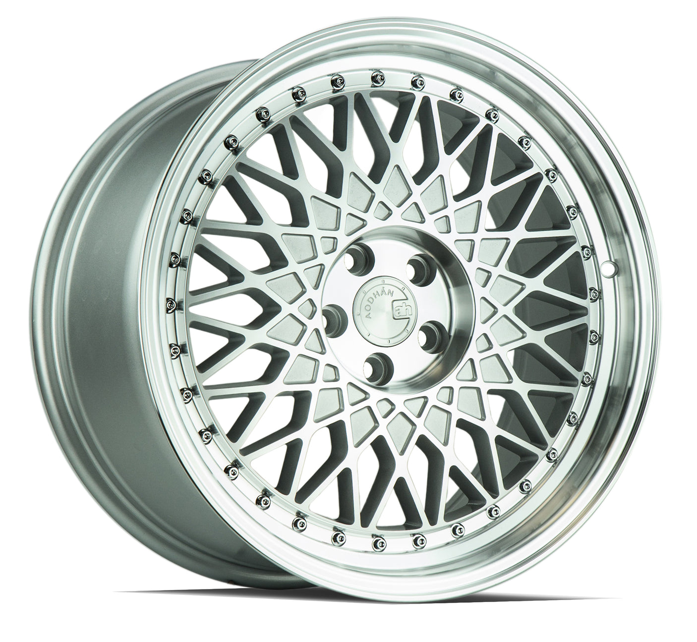Aodhan AH05 18X8.5 5X114.3 +35 Offset Wheel - Silver w/Machined Face - Aodhan Aftermarket Wheel
