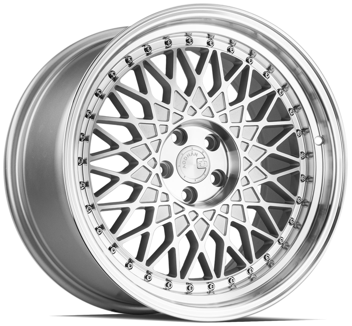 Aodhan AH05 18X9.5 5X114.3 +35 Offset Wheel - Silver w/Machined Face - Aodhan Aftermarket Wheel