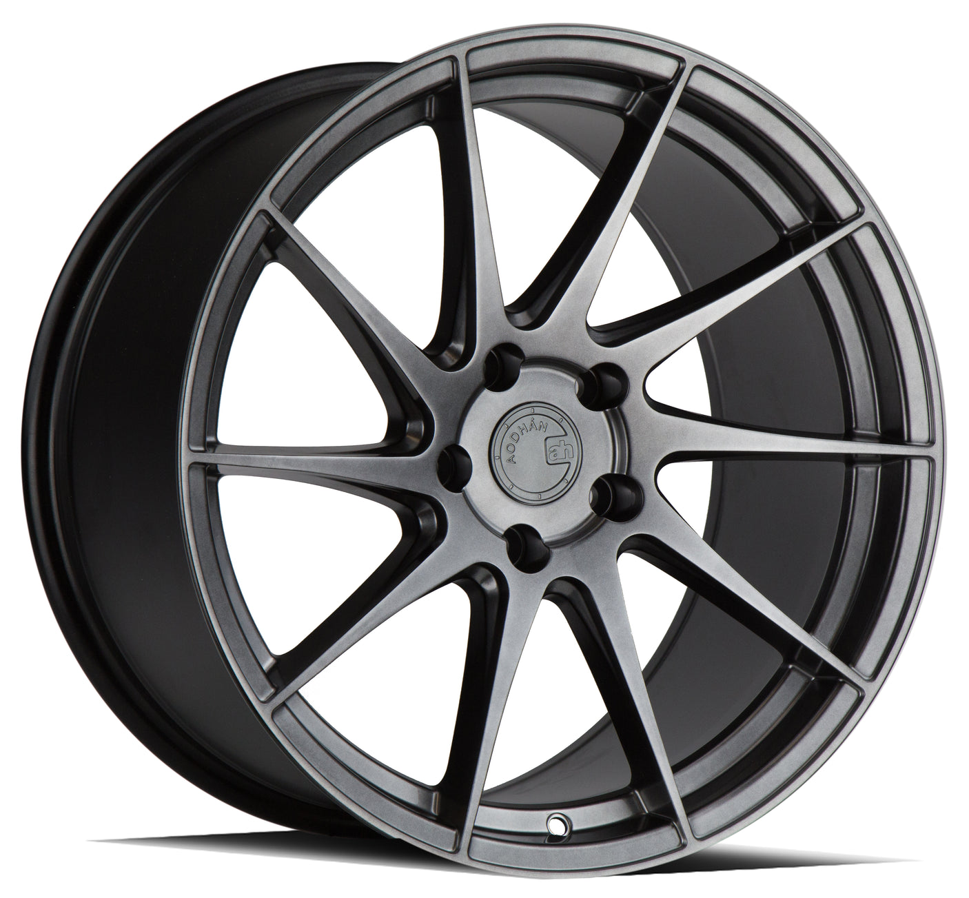Aodhan AH09 (Driver Side) 18X9.5 5X100 +35 Offset Wheel - Hyper Black - Aodhan Aftermarket Wheel