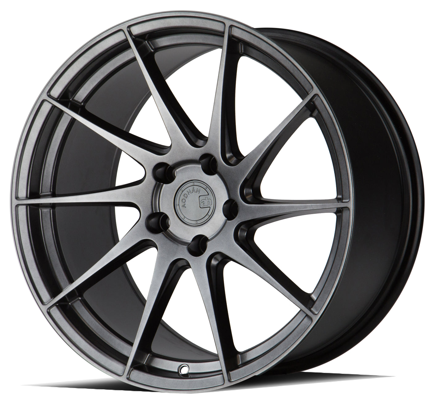Aodhan AH09 (Passenger Side) 18X9.5 5X112 +35 Offset Wheel - Hyper Black - Aodhan Aftermarket Wheel