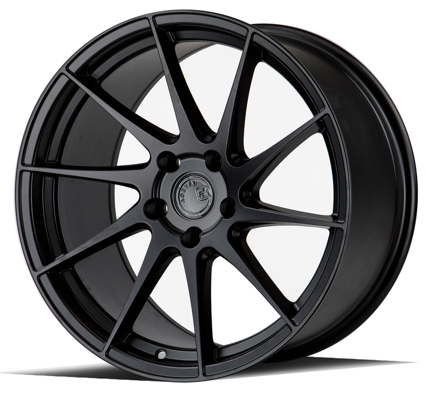 Aodhan AH09 (Passenger Side) 18X8.5 5X112 +35 Offset Wheel - Matte Black - Aodhan Aftermarket Wheel