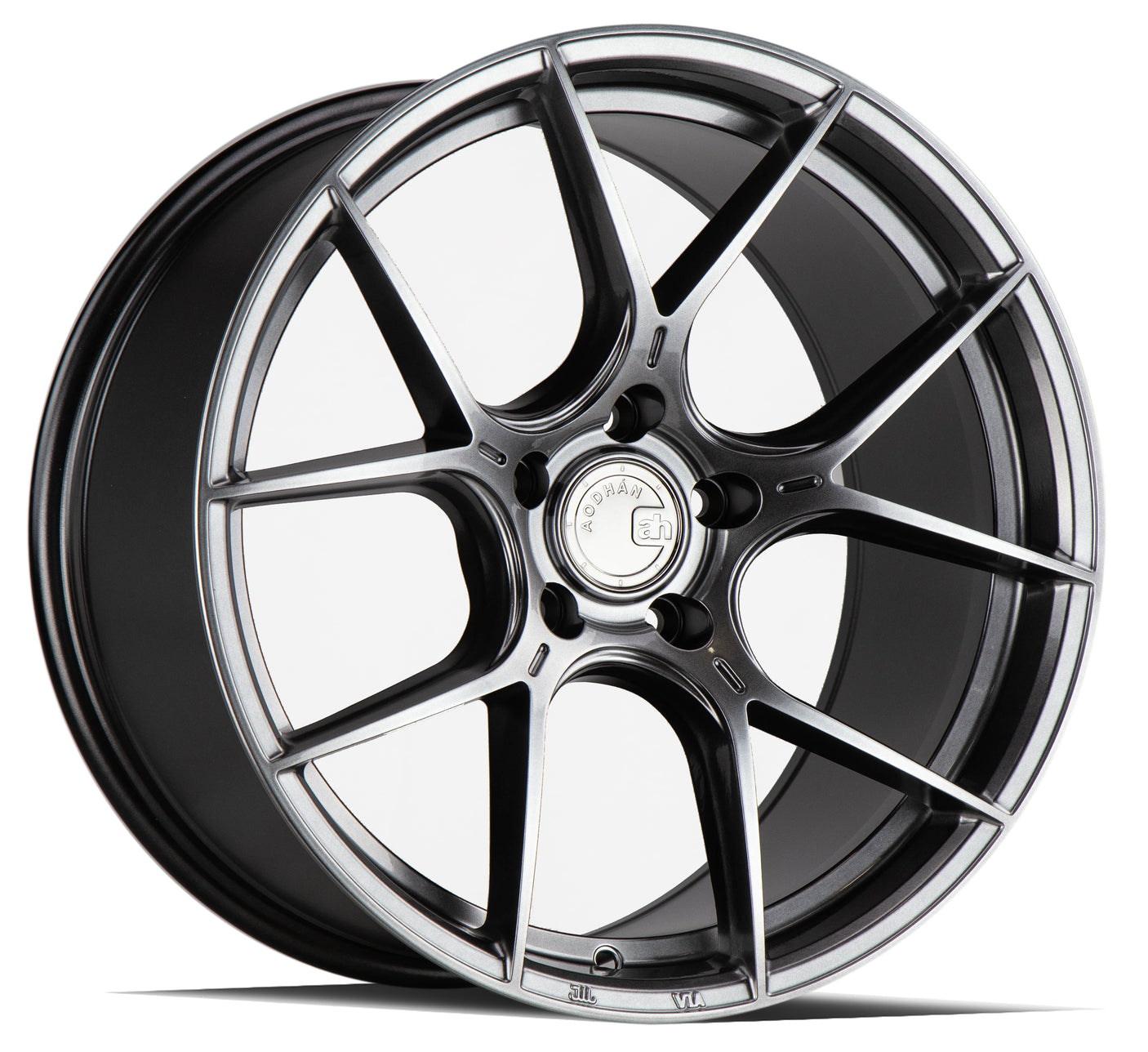 Aodhan AH-11 18X9.5 5X114.3 +35 Offset Wheel - Hyper Black - Aodhan Aftermarket Wheel