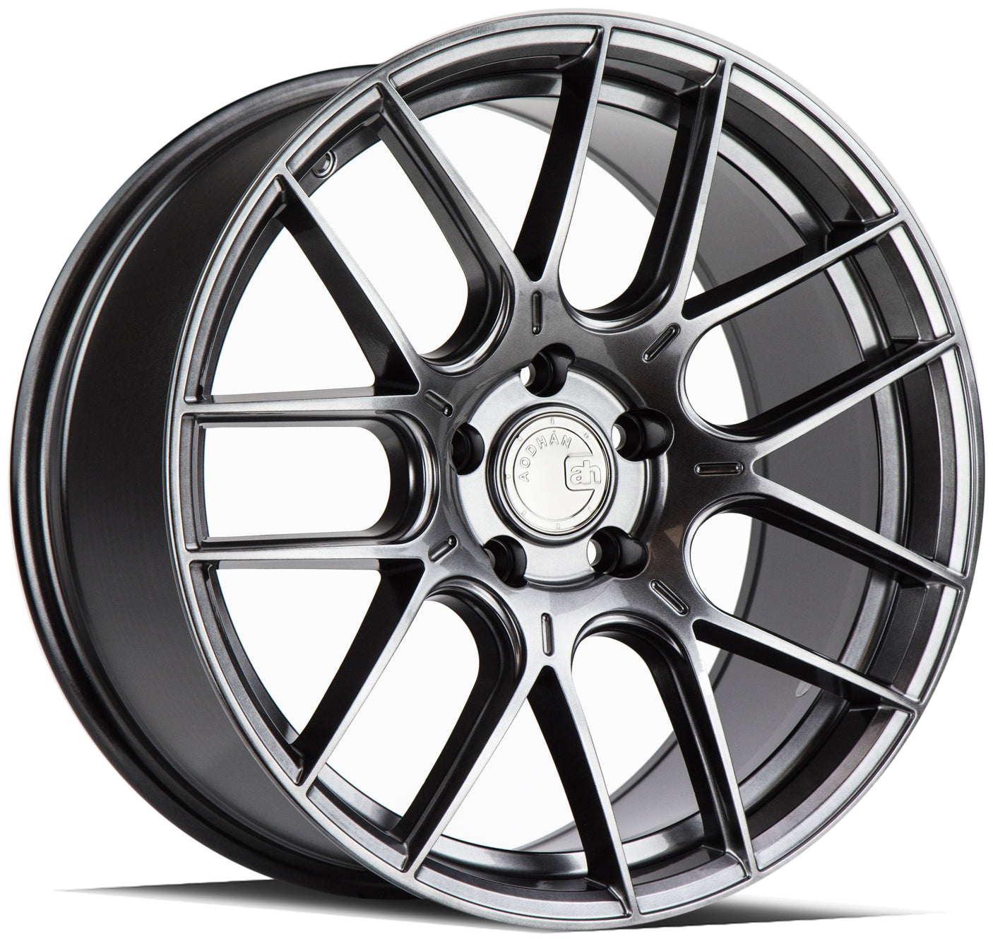 Aodhan AH-X 19X8.5 5X112 +35 Offset Wheel - Hyper Black