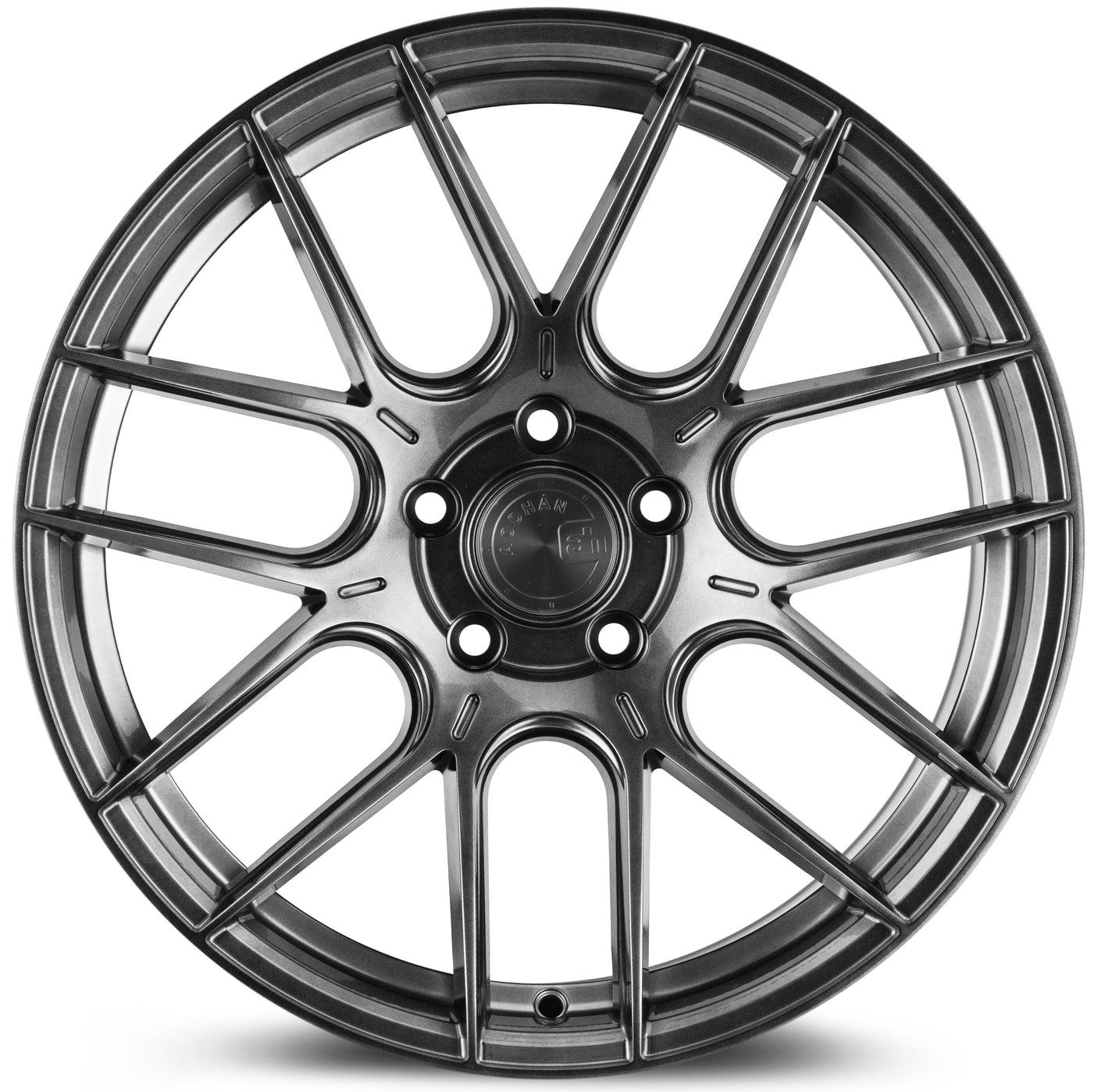 Aodhan AH-X 19X9.5 5X120 +35 Offset Wheel - Hyper Black