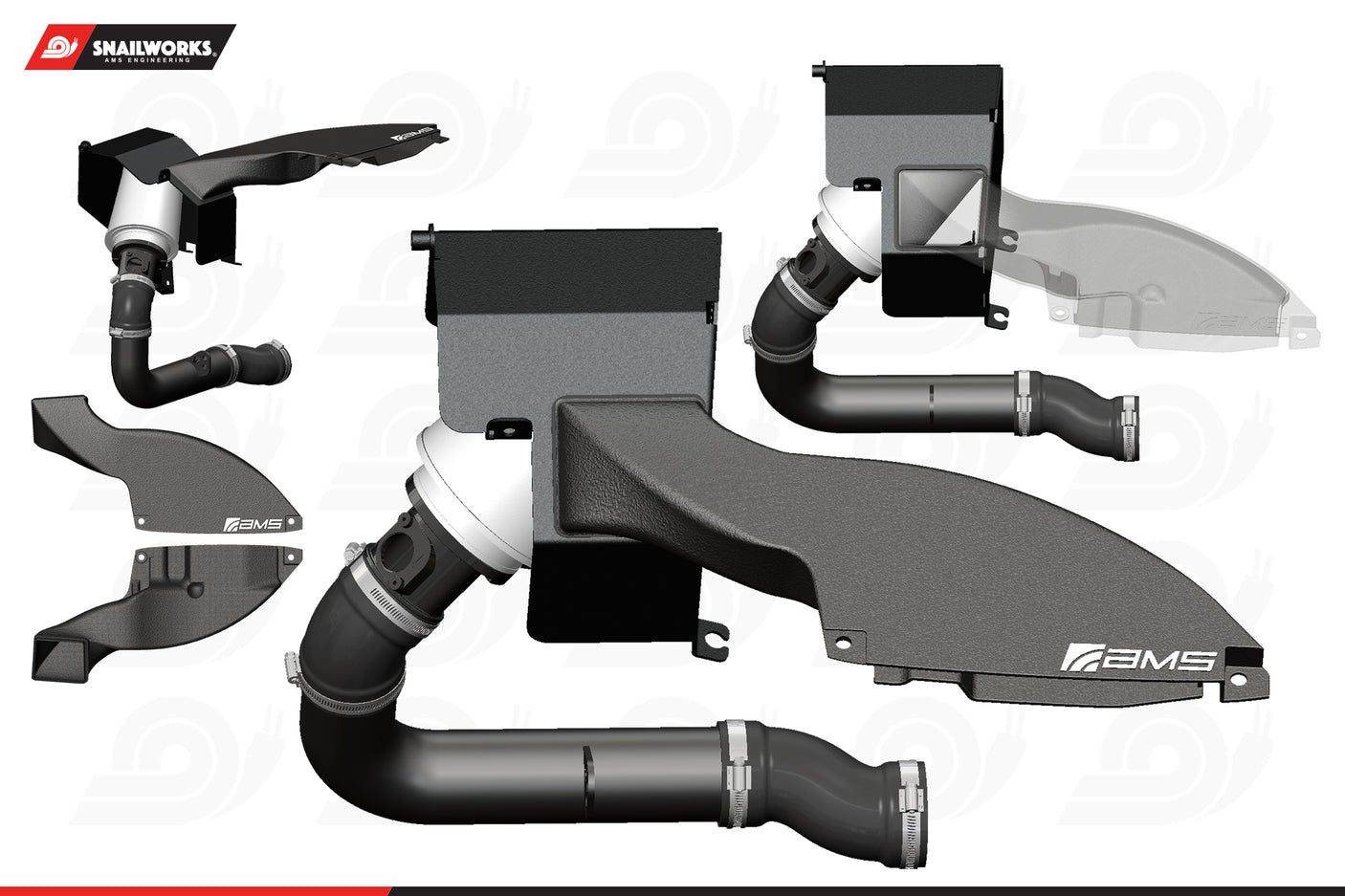 AMS Performance 2022+ Subaru WRX Air Intake (Incl. Duct and Airbox)
