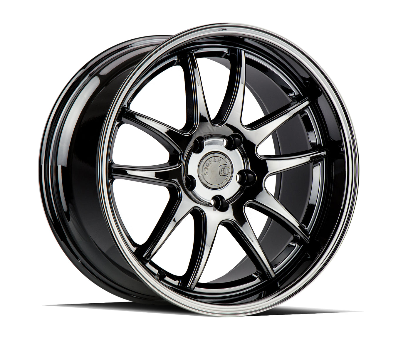 Aodhan DS02 18X9.5 5X114.3 +15 Offset Wheel - Black Vacuum - Aodhan Aftermarket Wheel