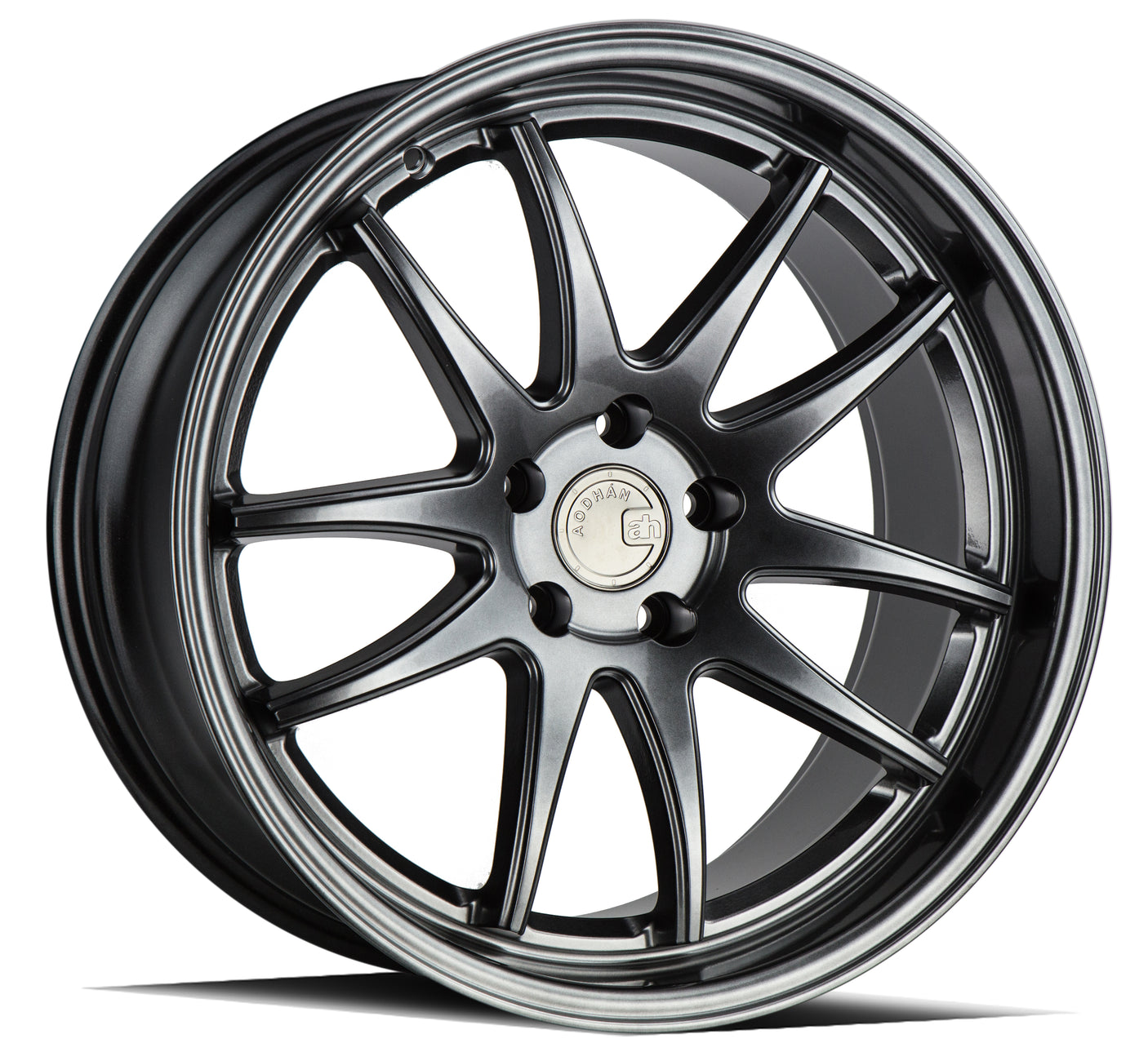 Aodhan DS02 18X9.5 5X114.3 +15 Offset Wheel - Hyper Black - Aodhan Aftermarket Wheel