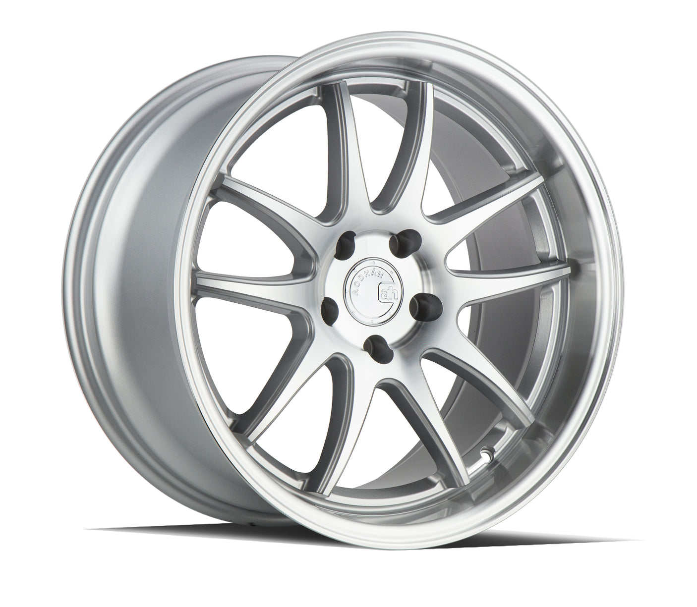 Aodhan DS02 18X9.5 5X114.3 +22 Offset Wheel - Silver w/Machined Face - Aodhan Aftermarket Wheel
