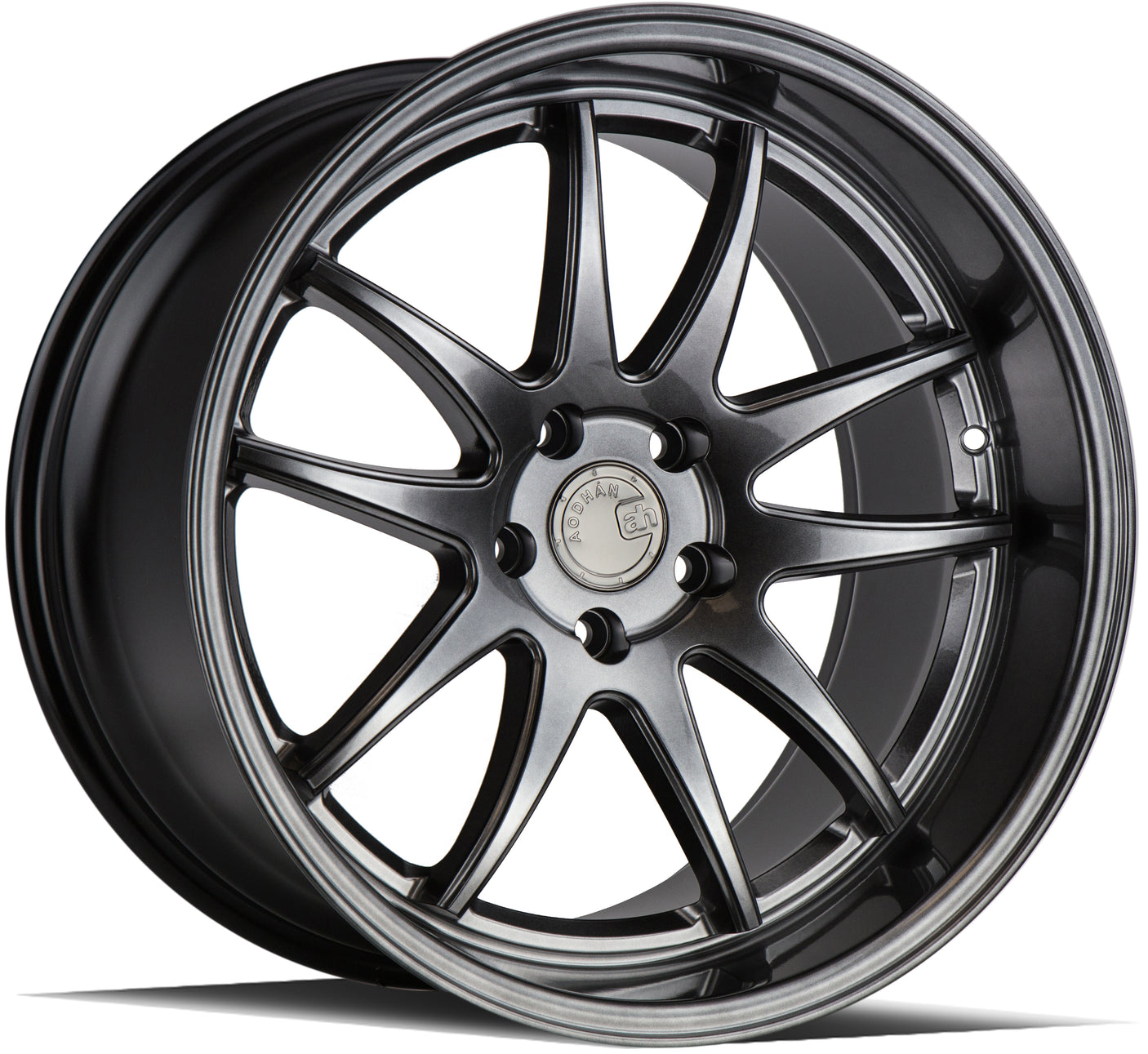 Aodhan DS02 19X11 5X114.3 +15 Offset Wheel - Hyper Black - Aodhan Aftermarket Wheel
