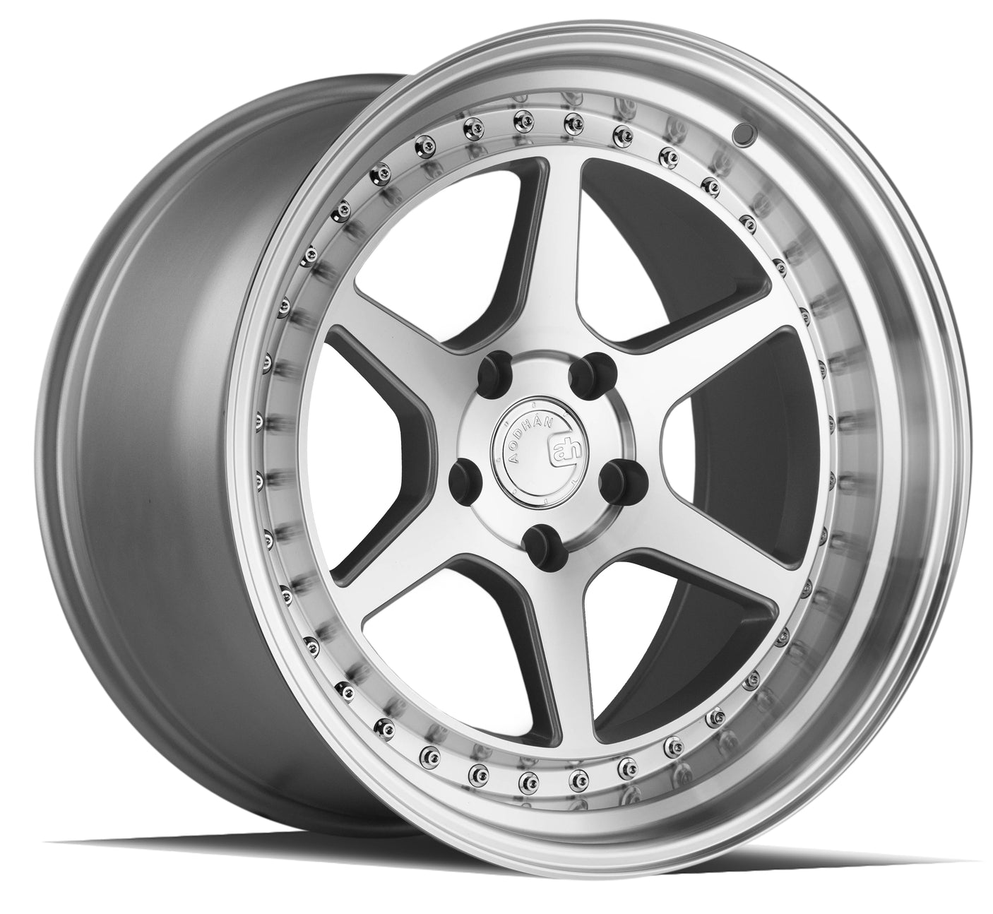 Aodhan DS09 18X10.5 5X114.3 +15 Offset Wheel - Silver w/Machined Face - Aodhan Aftermarket Wheel