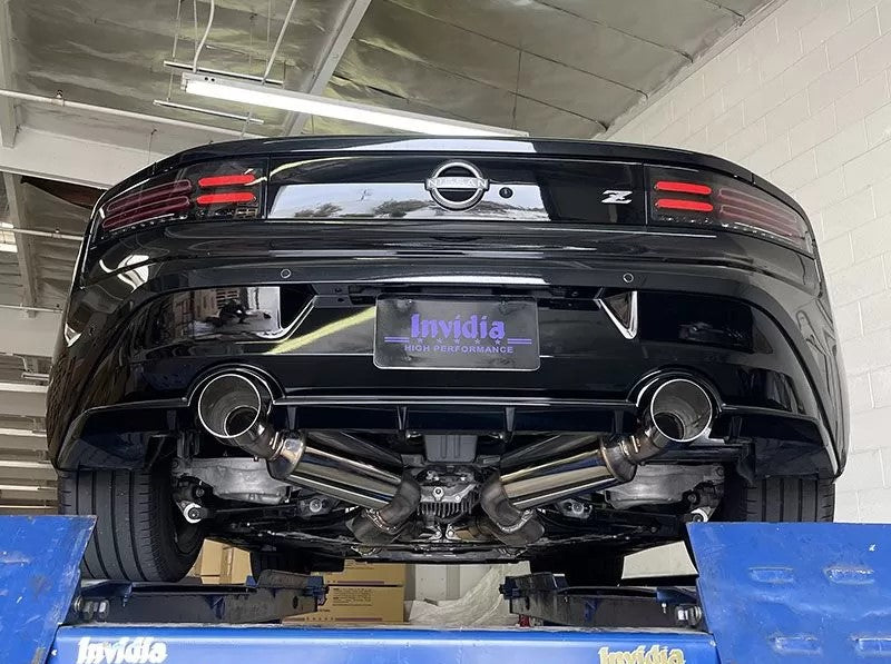 Invidia 2022+ Nissan Z 70mm N1 Cat Back Exhaust - SS Tips