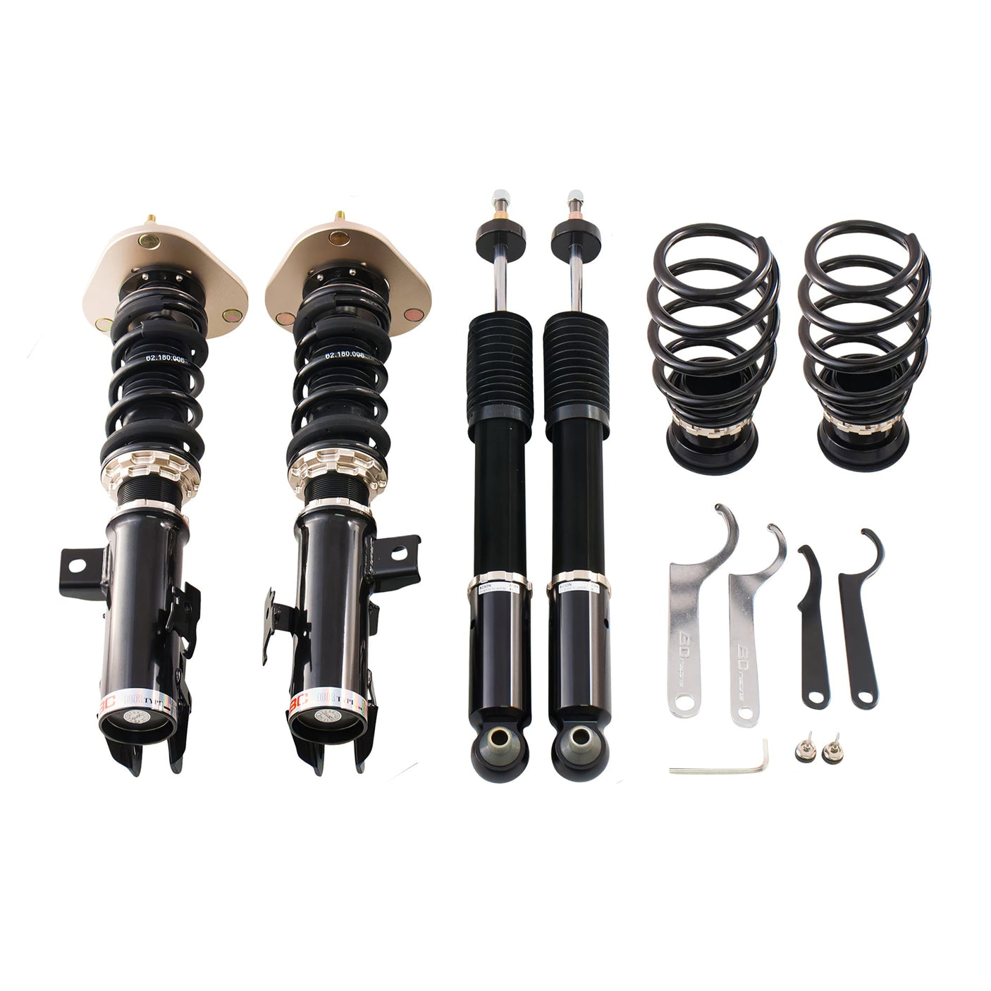 BC Racing BR Series Coilovers - Front View