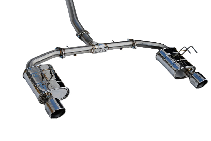Invidia 2022+ Honda Civic Si (1.5T) 70mm & 23 Integra A-Spec Q300 Cat Back Exhaust - Rolled SS Tips