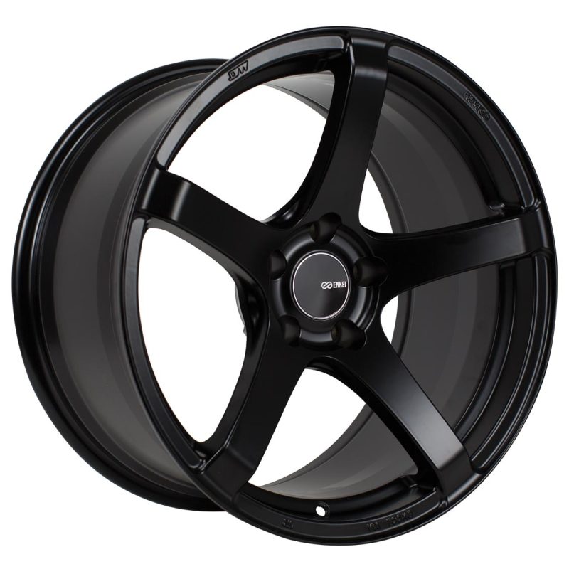 Enkei K Wheel in Matte Black - 17x8, 5x100, 40mm Offset