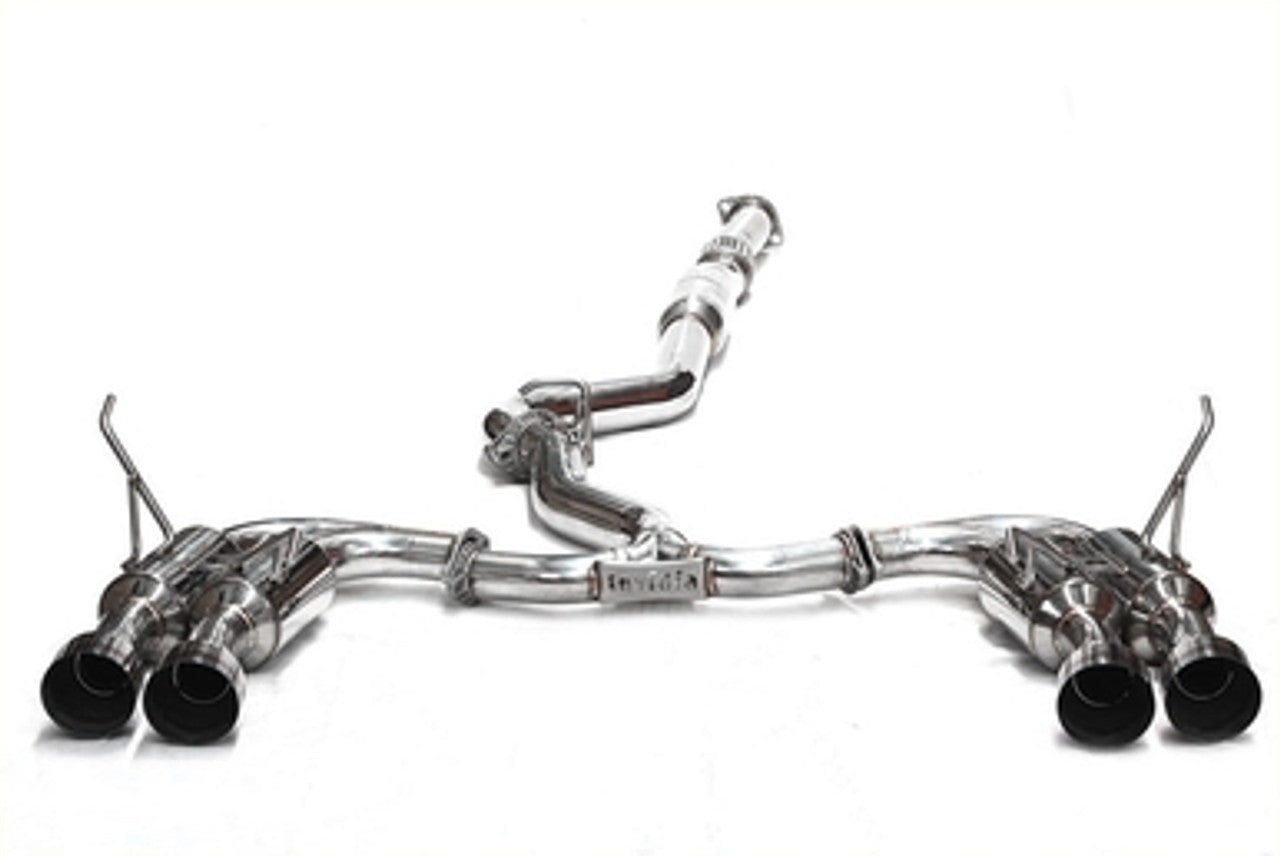 Invidia 2015+ Subaru WRX / STI Gemini/R400 Single Layer Quad Stainless Steel Tip Cat-Back Exhaust