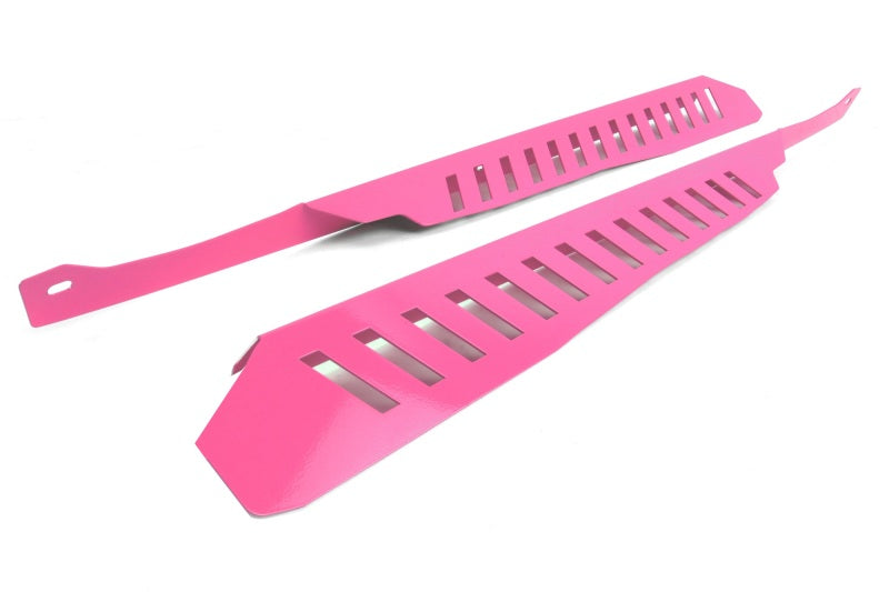 PERRIN 08-14 Subaru WRX/STI Fender Shroud Set - Hyper Pink