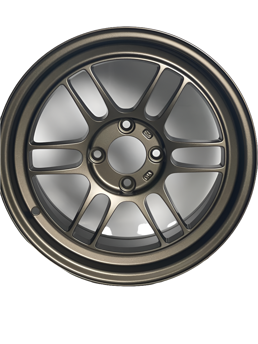 Enkei RPF1 15x8 4x100 28mm Offset 5 Hub Bore Bronze Wheel - 11.64Lbs (MOQ 40)