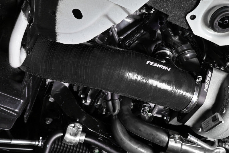 PERRIN 2022+ Subaru WRX Black 3in Turbo Inlet Hose w/ Nozzle