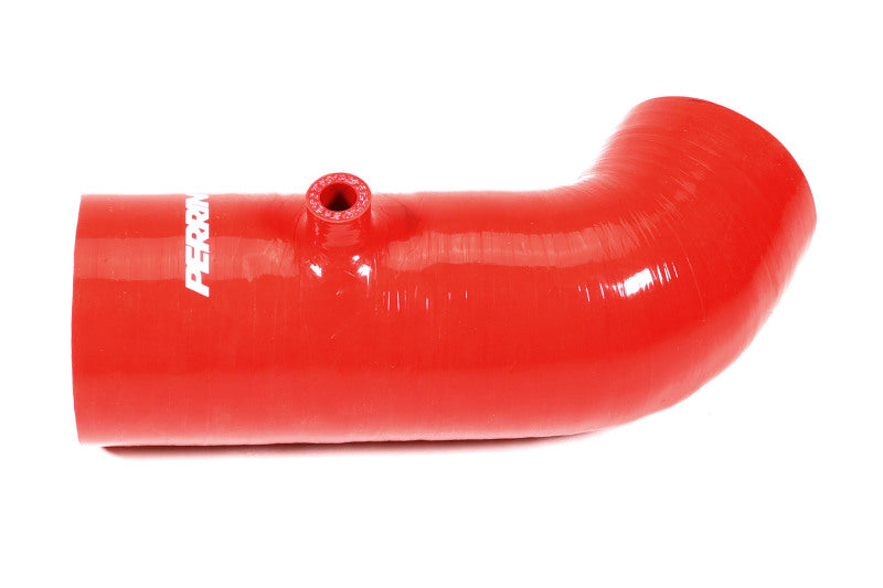 PERRIN 22-23 Subaru BRZ/Toyota GR86 Silicone Inlet Hose (3in. ID / SS Wire) - Red