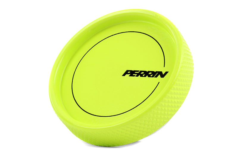 PERRIN 02-21 Subaru WRX / 2022 BRZ & GR86 / 04-21 STI / 00-18 Forester XT Oil Fill Cap - Neon Yellow