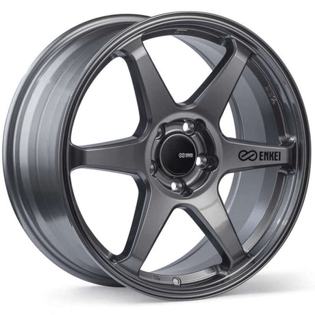 Enkei T6R Wheel in Gloss Gunmetal - 18x9.5, 5x120, 45mm Offset