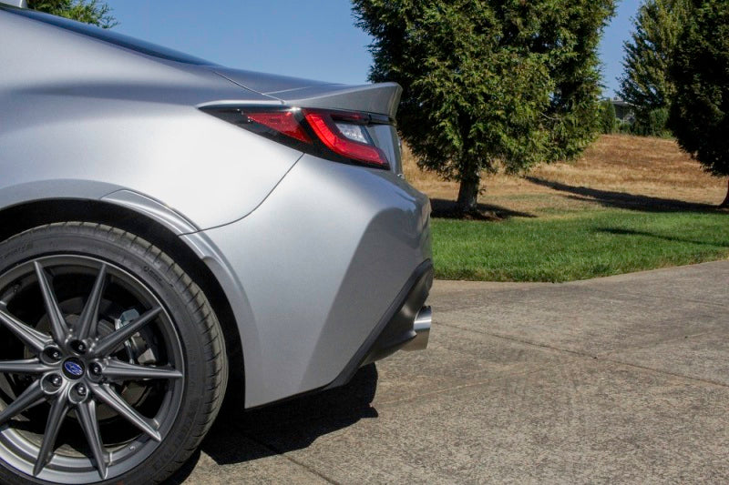 PERRIN 2022 BRZ/GR86 Axle Back Exhaust SS (Single Side Exit w/Helmholtz Chamber)