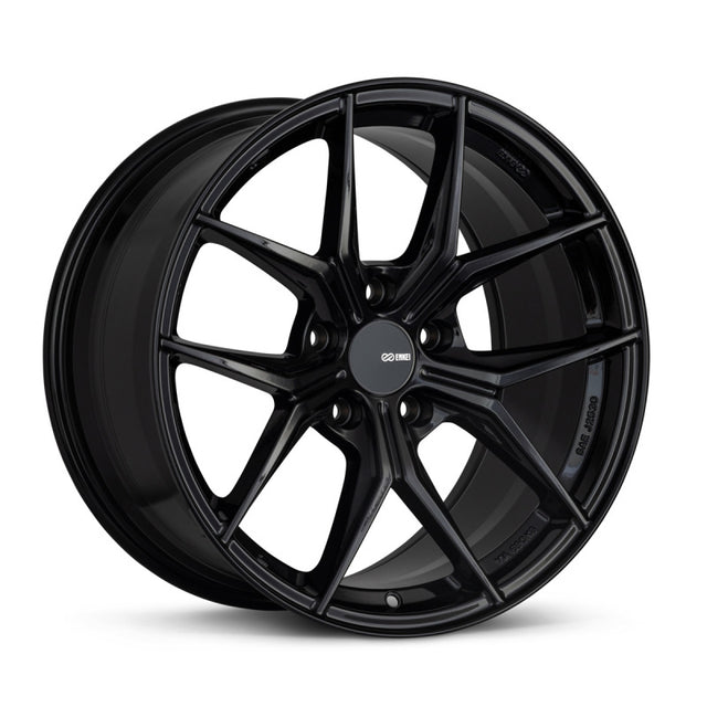 Enkei TSR-X Wheel in Gloss Black - 18x8.5, 5x100, 45mm Offset